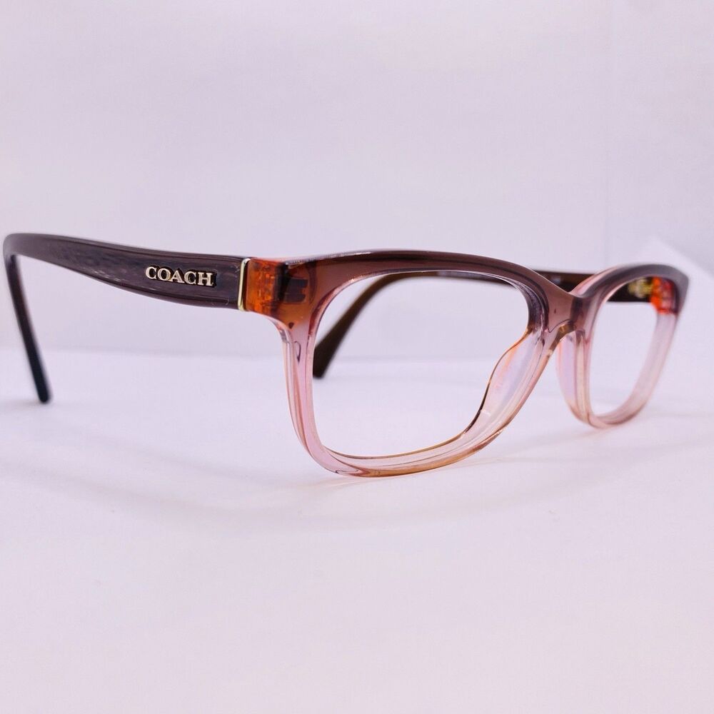 Coach Eyeglasses Authentic Frames HC 6089 5401 Purple Brown Gradient 49-16-135